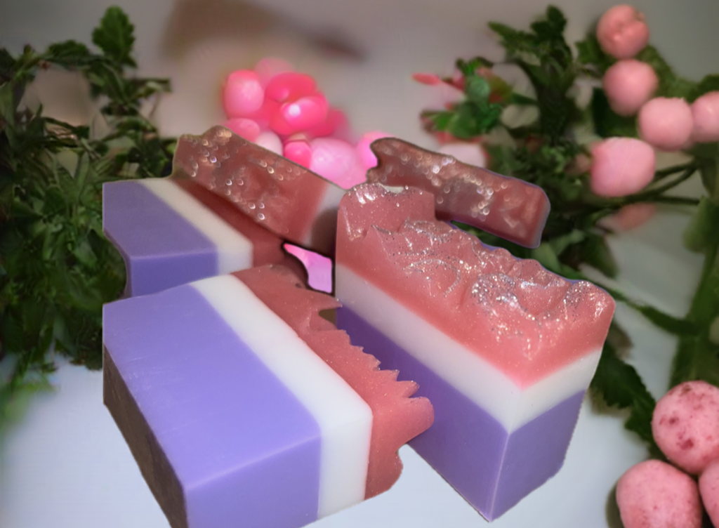 Enchanted Rose Sparkle Soap