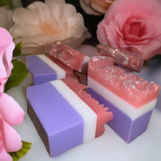 Enchanted Rose Sparkle Soap